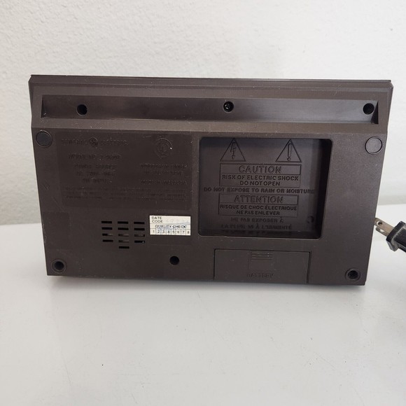 Vintage GE General Electric Digital Alarm Clock Radio Model 7-4634B Working - Picture 3 of 7